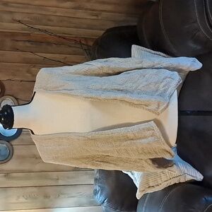 CTC Linens Women’s 100% Linen Open Front Cardigan Jacket Shacket Size XL